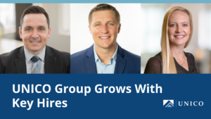Austin Beber and Cody Roach, Risk Advisors and Jackie Damon, Account Manager are key additions to UNICO's Omaha team.