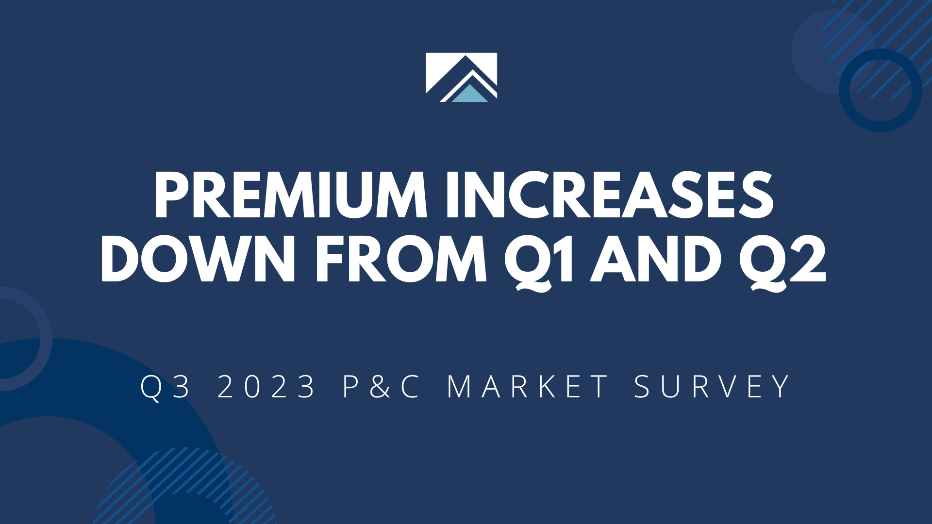 Q3 2023 P&C Market Index Premium Increases Down From Q1 and Q2