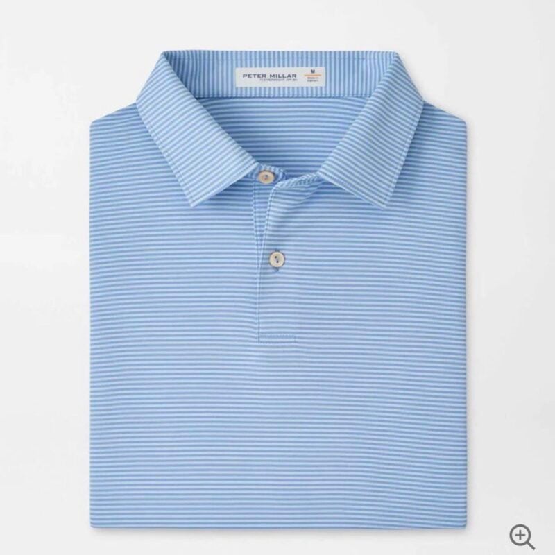 Peter Millar Featherweight Market Stripe Performance Polo